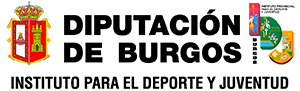 Anagrama del IDJ y escudo de Diputación de Burgos